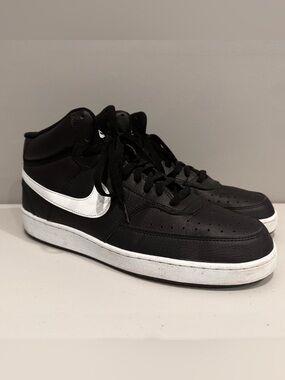 Nike Court Vision Mid Black & White